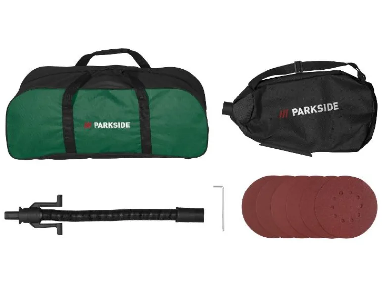 Accu-wand- en plafondschuurmachine 20 V zonder accu en lader<PARKSIDE® Outlet