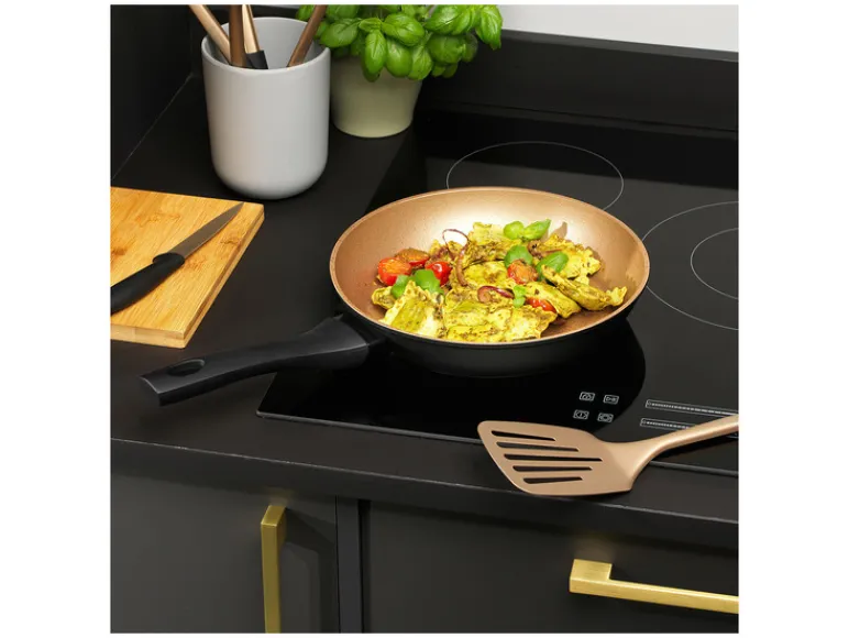 Aluminium braadpan Opulence collectie zwart/goud<Russell Hobbs Best