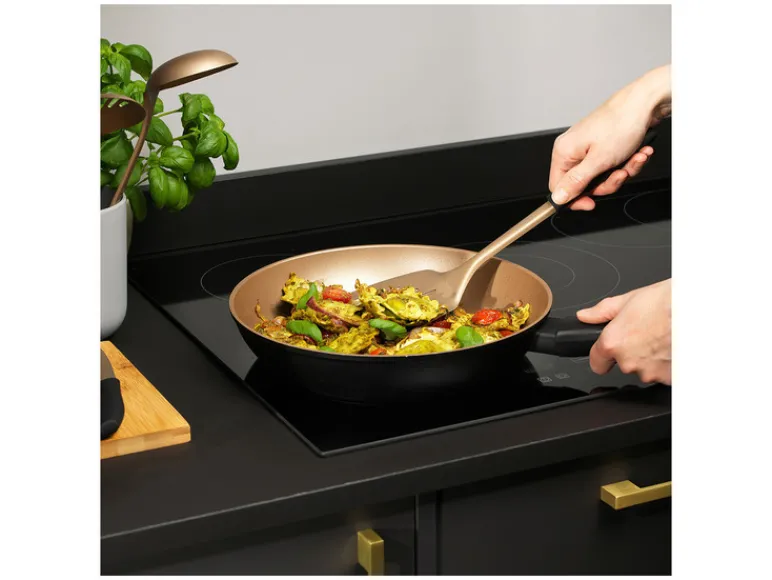 Aluminium braadpan Opulence collectie zwart/goud<Russell Hobbs Best