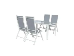 Aluminium tuinset Houston 5-delig<LIVARNO home New