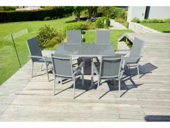 Aluminium tuintafel Houston<LIVARNO home Outlet