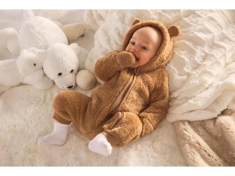 Baby fleece onesie<lupilu® Hot
