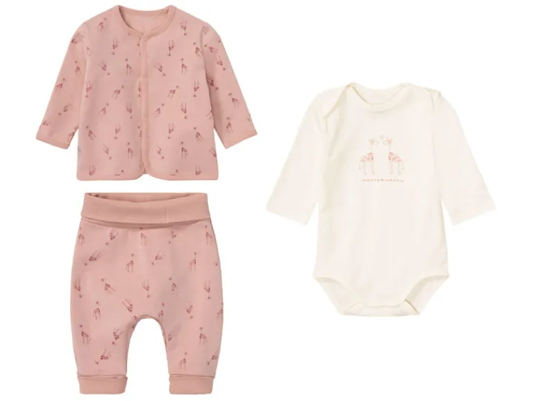 Baby meisjes / jongens cadeauset, met bio-katoen<bellybutton Discount
