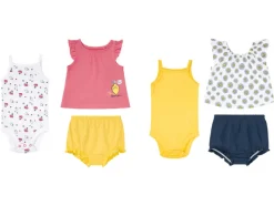 Baby meisjes zomerset 3-delig, van zuiver biologisch katoen<lupilu® Outlet