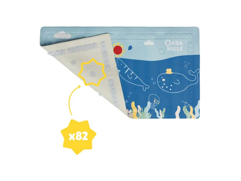 Badmat met thermometer Zeedieren<Badabulle