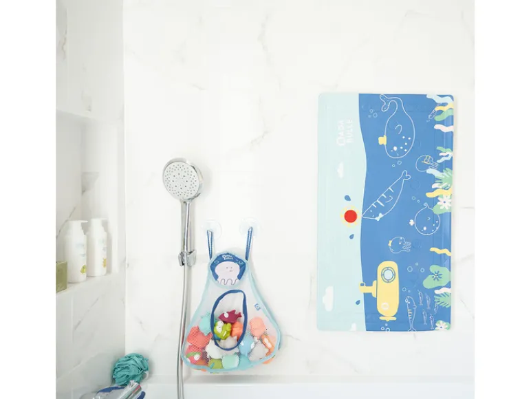 Badmat met thermometer Zeedieren<Badabulle