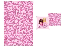 Barbie Deken met kussen 100 x 150 cm< Clearance