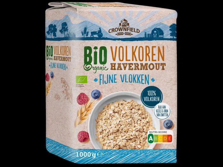 Bio havervlokken<CROWNFIELD New