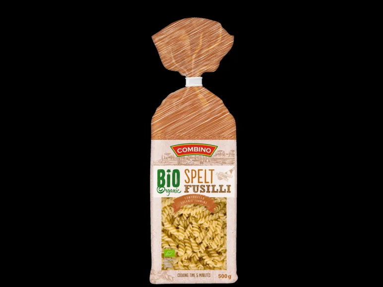 Bio spelt fusili of penne<Combino Outlet