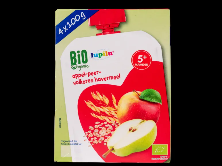 Biologische knijpzakjes< Sale