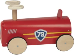 Bobby-auto, van echt hout<Playtive Hot