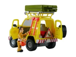 Brandweerman Sam terreinwagen met daktent<Simba Discount