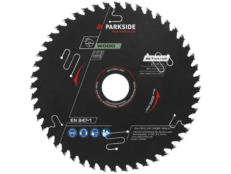 Cirkelzaagblad 190 mm<PARKSIDE PERFORMANCE® Sale