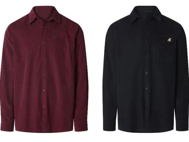 Corduroy heren overhemd<esmara Men Clearance