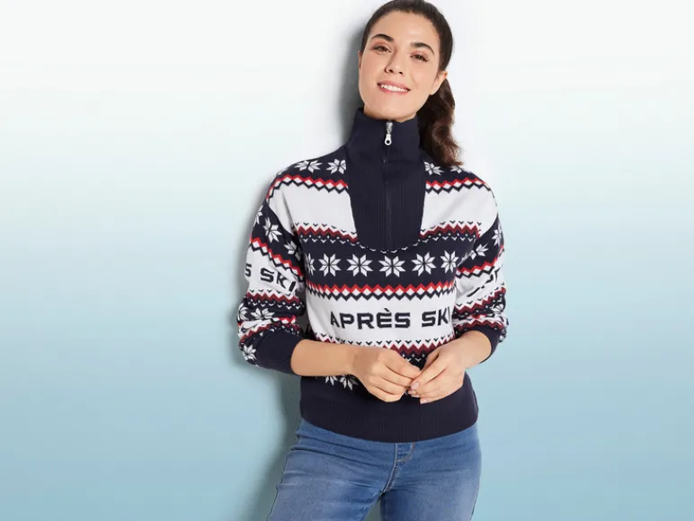Dames gebreide schipperstrui<esmara® Discount