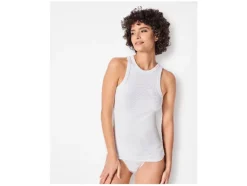 Dames geribde tanktop<esmara® Best