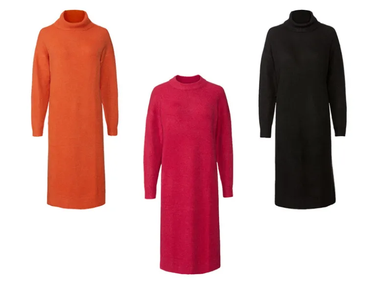 Dames grofgebreide jurk<esmara® Clearance