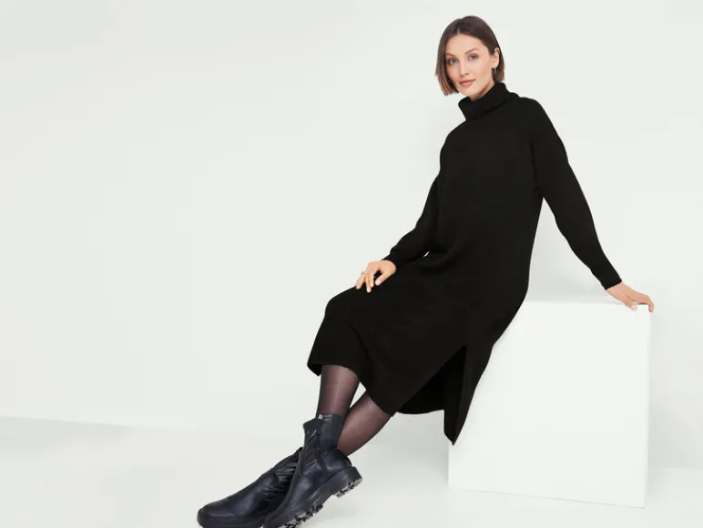 Dames grofgebreide jurk<esmara® Clearance