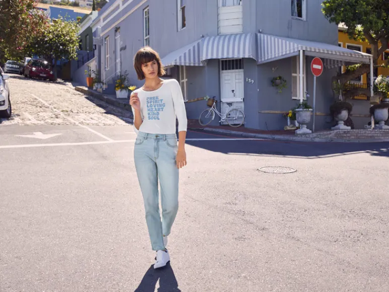 Dames jeans - Mom fit<esmara®