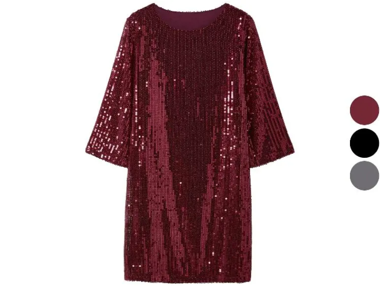 Dames jurk met pailletten<esmara® Clearance