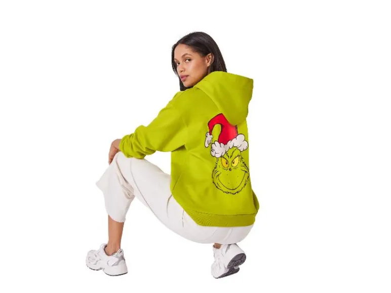Dames kersthoodie of trui The Grinch< Outlet