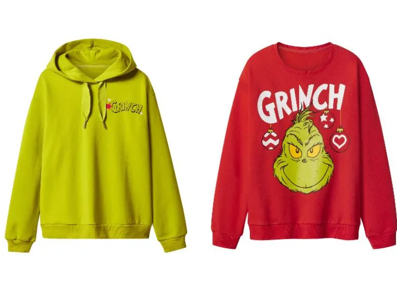 Dames kersthoodie of trui The Grinch< Outlet