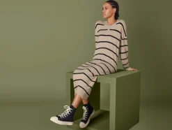 Dames midi-gebreide jurk<esmara® Sale