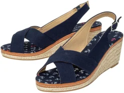 Dames sandalen met sleehak<esmara® Online