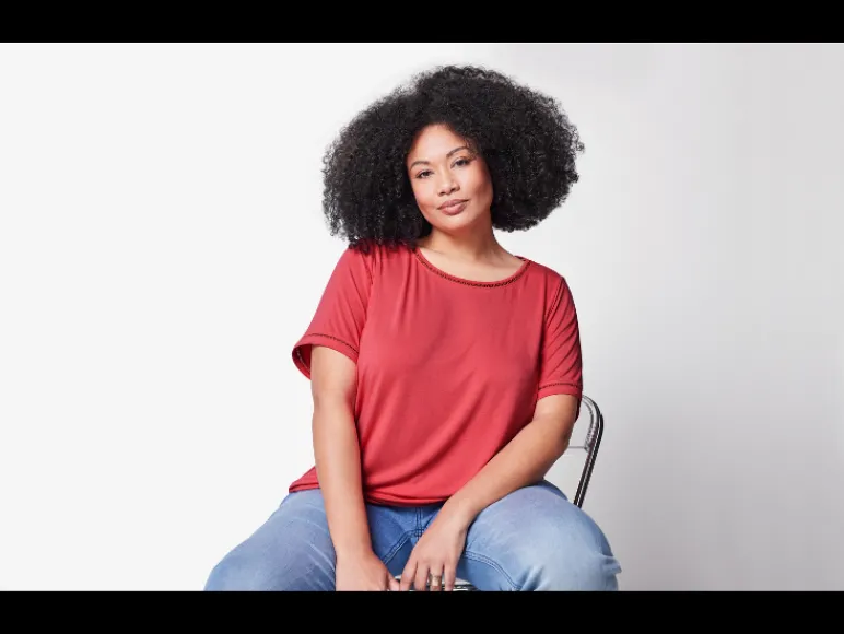 Dames T-shirt - plus size<esmara® Clearance
