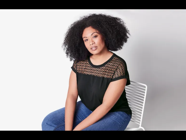 Dames T-shirt - plus size<esmara® Clearance