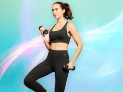 Dames verkoelende sport-BH medium level<CRIVIT Outlet
