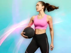 Dames verkoelende sport-BH medium level<CRIVIT Outlet