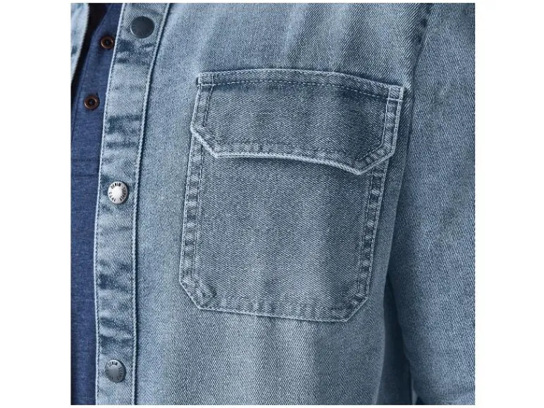 Denim heren overhemd<LIVERGY® Best