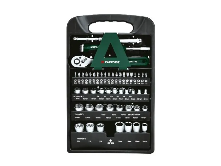 Dopsleutelset 61-delig<PARKSIDE® Discount