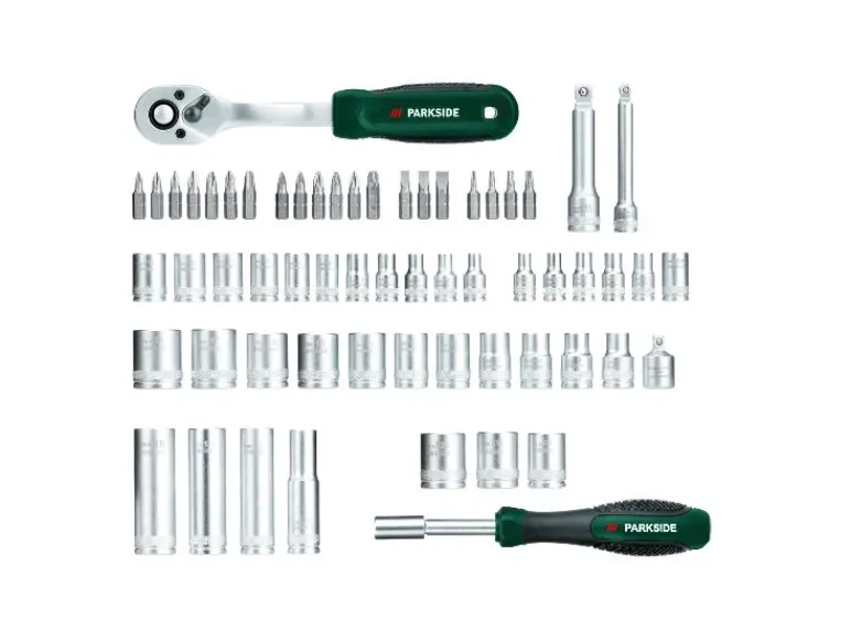 Dopsleutelset 61-delig<PARKSIDE® Discount