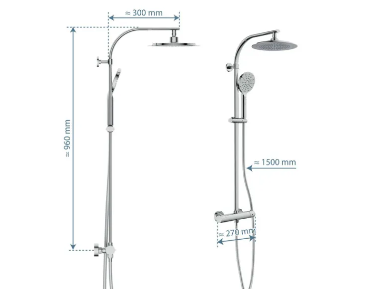 Doucheset Madura Fresh met thermostaatkraan<Schütte Hot