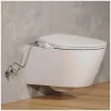 Douche-wc opzetstuk met soft-close-mechanisme en snelsluiting<Eisl Online