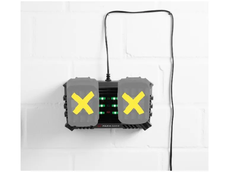 Dubbele acculader 20 V - 4,5 A<PARKSIDE® New