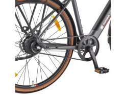 E-bike City UH220 titaniumgrijs 28"<TELEFUNKEN New