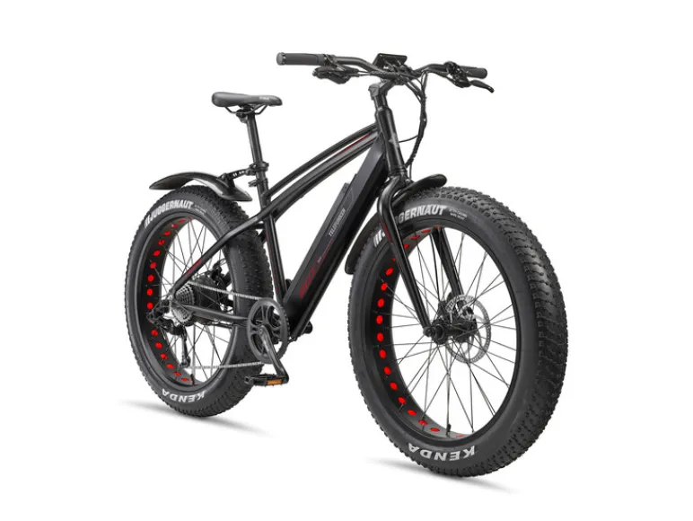 E-bike Fat bike Klimmer FM350 zwart 26"<TELEFUNKEN Sale