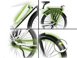 Elektrische fiets C3T Trekking<SachsenRad Clearance