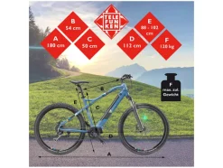 E-mountainbike Klimmer M925 27,5 / 29