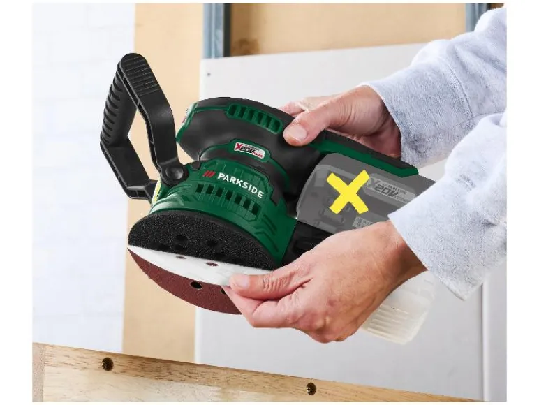 Excentrische accu-schuurmachine 20 V zonder accu en lader<PARKSIDE® New