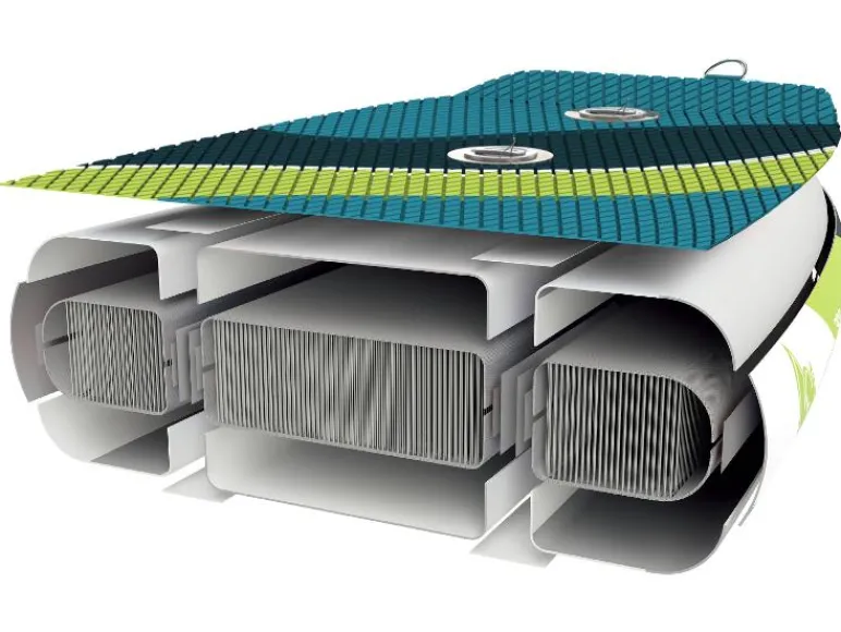 Opblaasbaar SUP-board Solid met pomp en peddel<F2 Hot