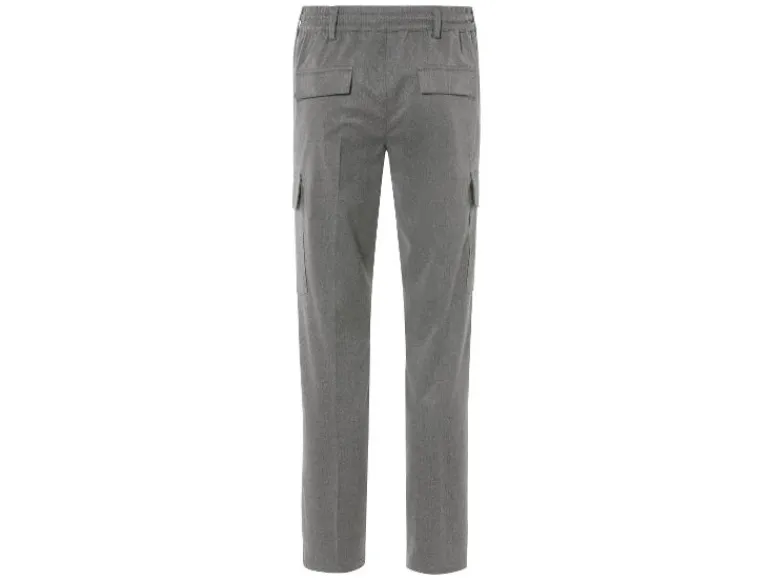 Flanellen heren cargobroek<LIVERGY® Clearance