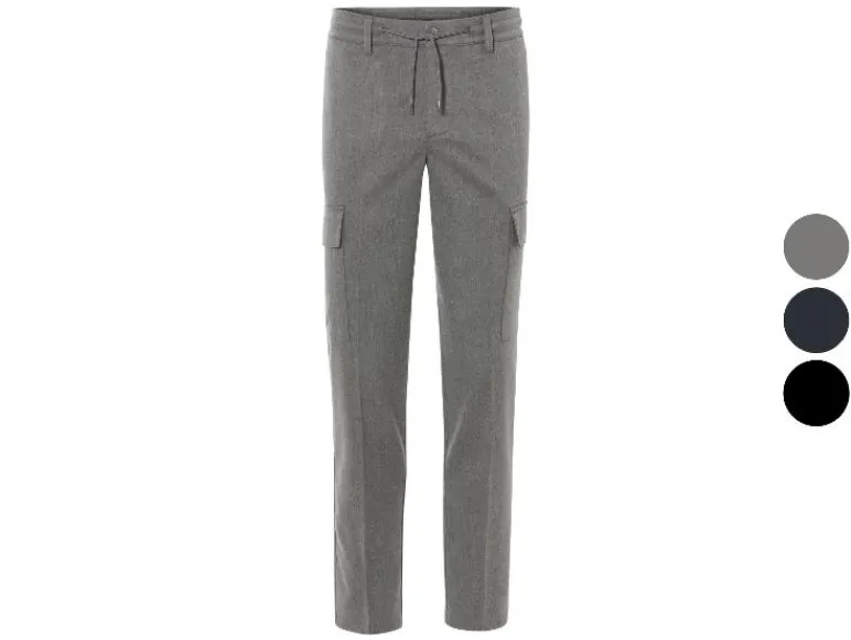 Flanellen heren cargobroek<LIVERGY® Clearance