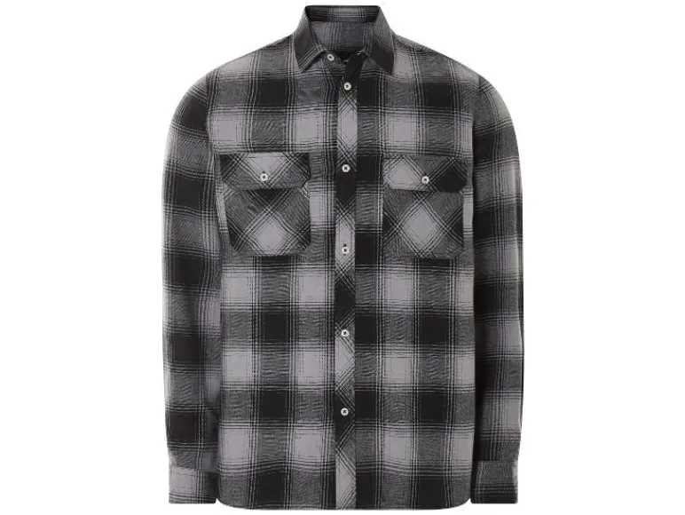 Flanellen heren overhemd<LIVERGY® Clearance