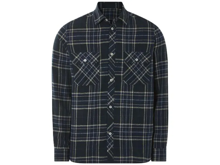 Flanellen heren overhemd<LIVERGY® Clearance