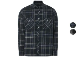 Flanellen heren overhemd<LIVERGY® Clearance
