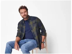 Flanellen heren overhemd<esmara Men Clearance